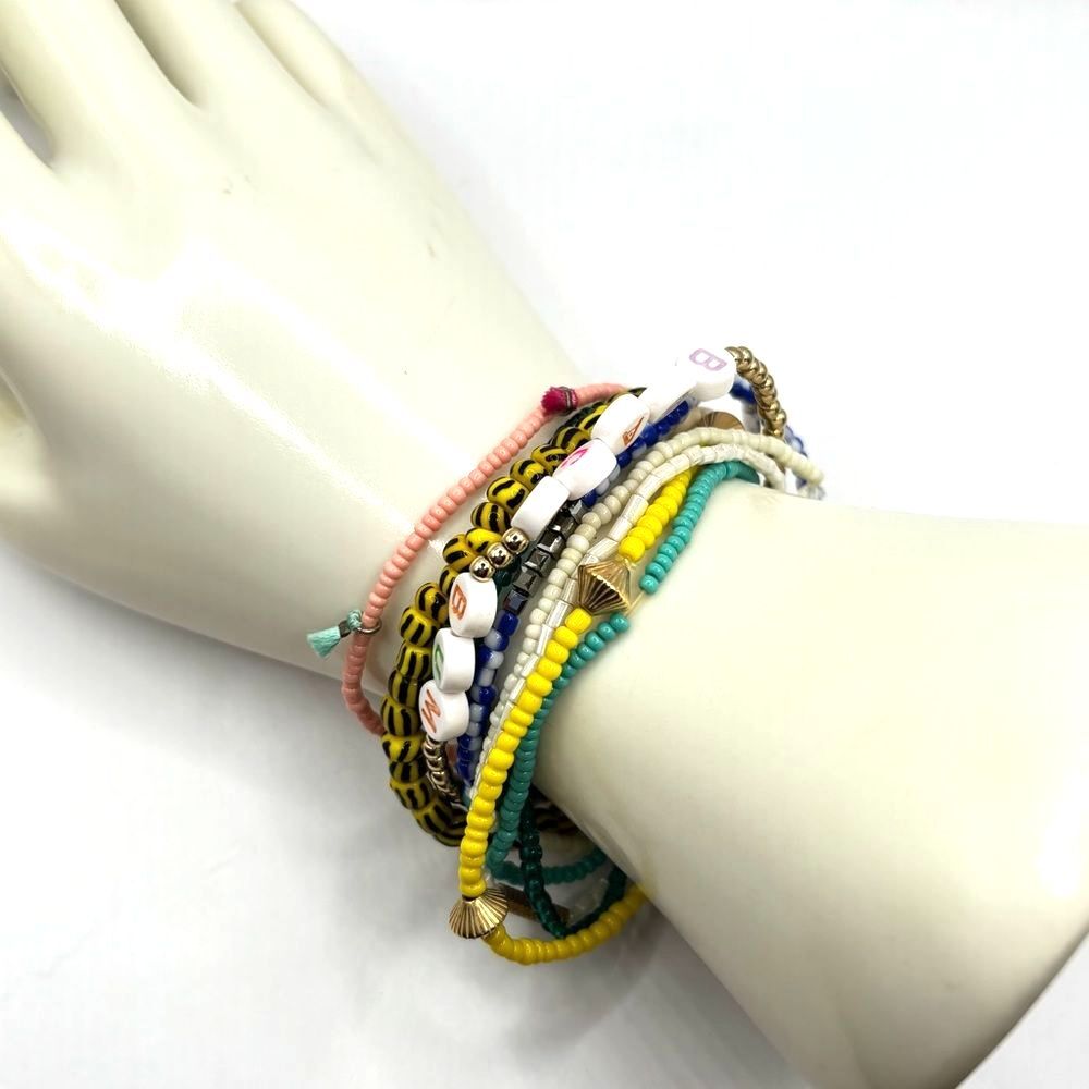 Express Colorful Beaded Stackable Bracelet Set - Picture 4 of 4
